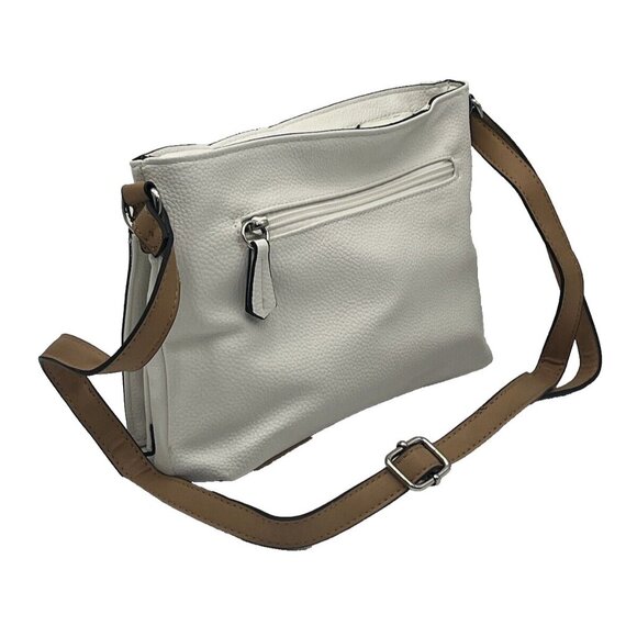 Giani Bernini Signature Crossbody Women's One Size White Caramel MSRP $79.50 New - Picture 2 of 5